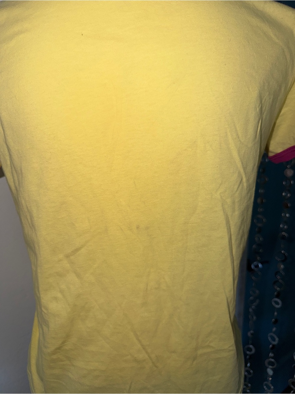 Marc Jacobs 'Nice Pear' Yellow Ringer Tee - Picture 5 of 5